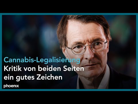 Cannabis-Gesetz: Pressekonferenz mit Bundesgesundheitsminister Lauterbach am 16.08.23